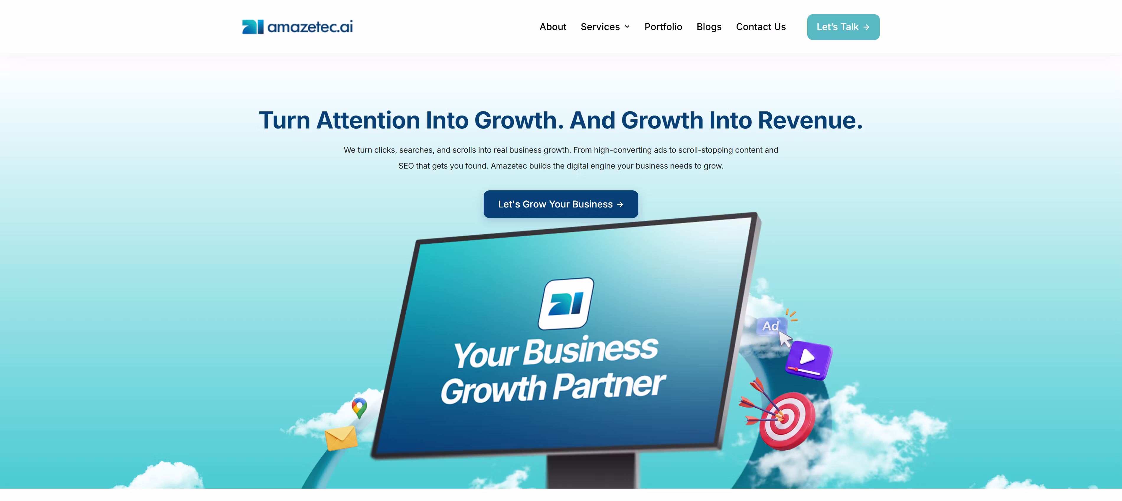 Amazetec project screenshot